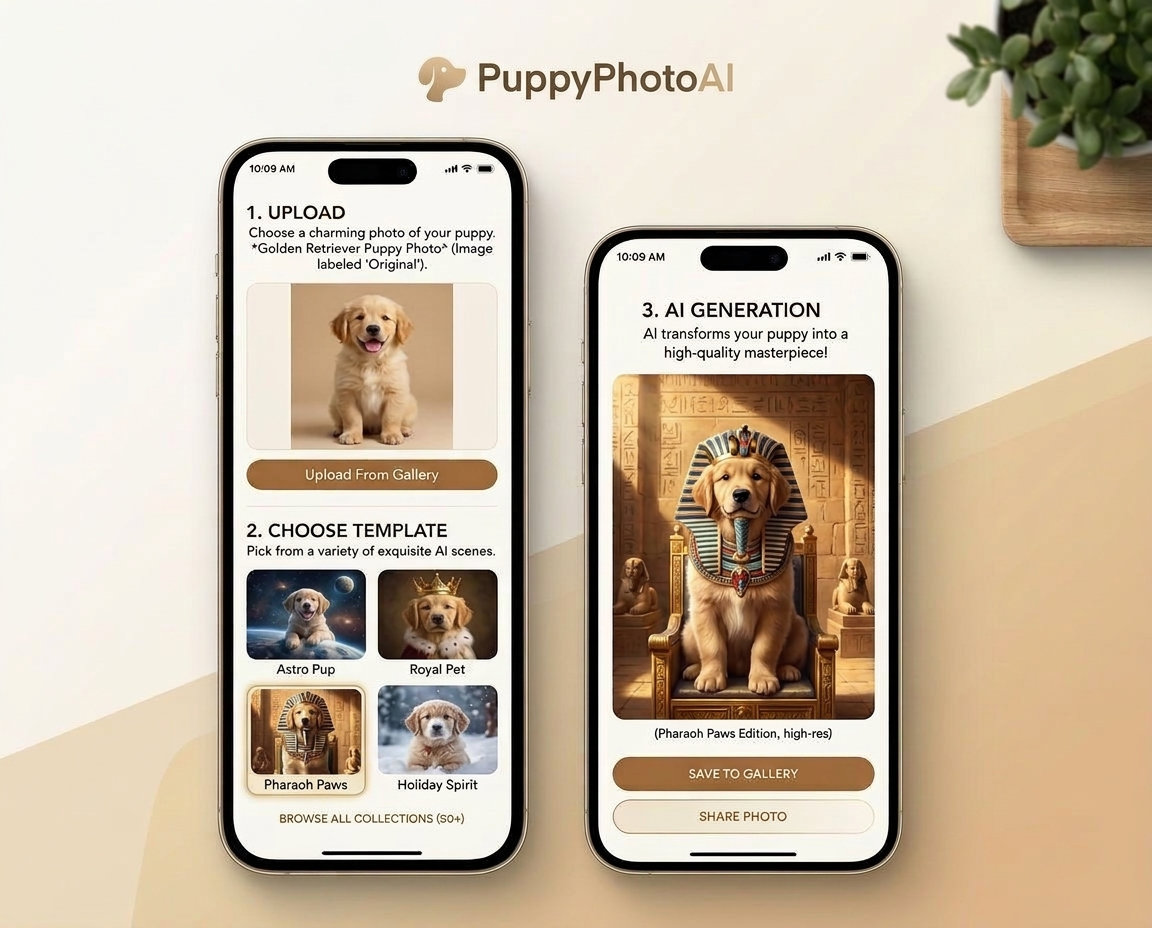 PuppyPhoto App 宣传图